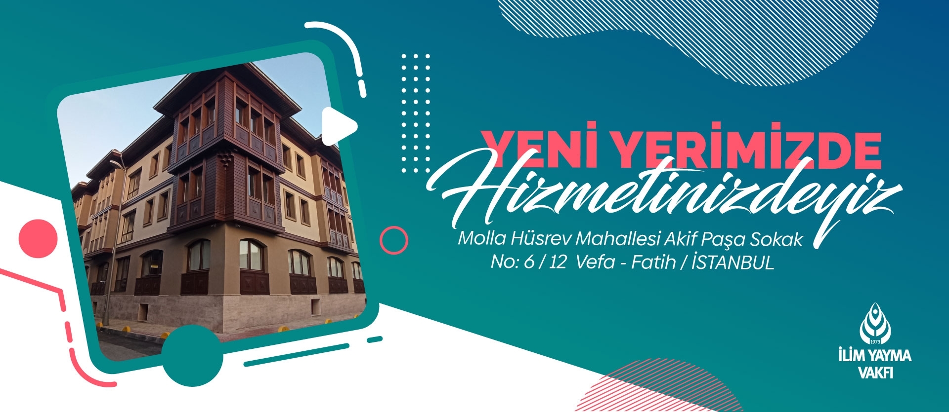 Yeni Yerimizde Hizmetinizdeyiz